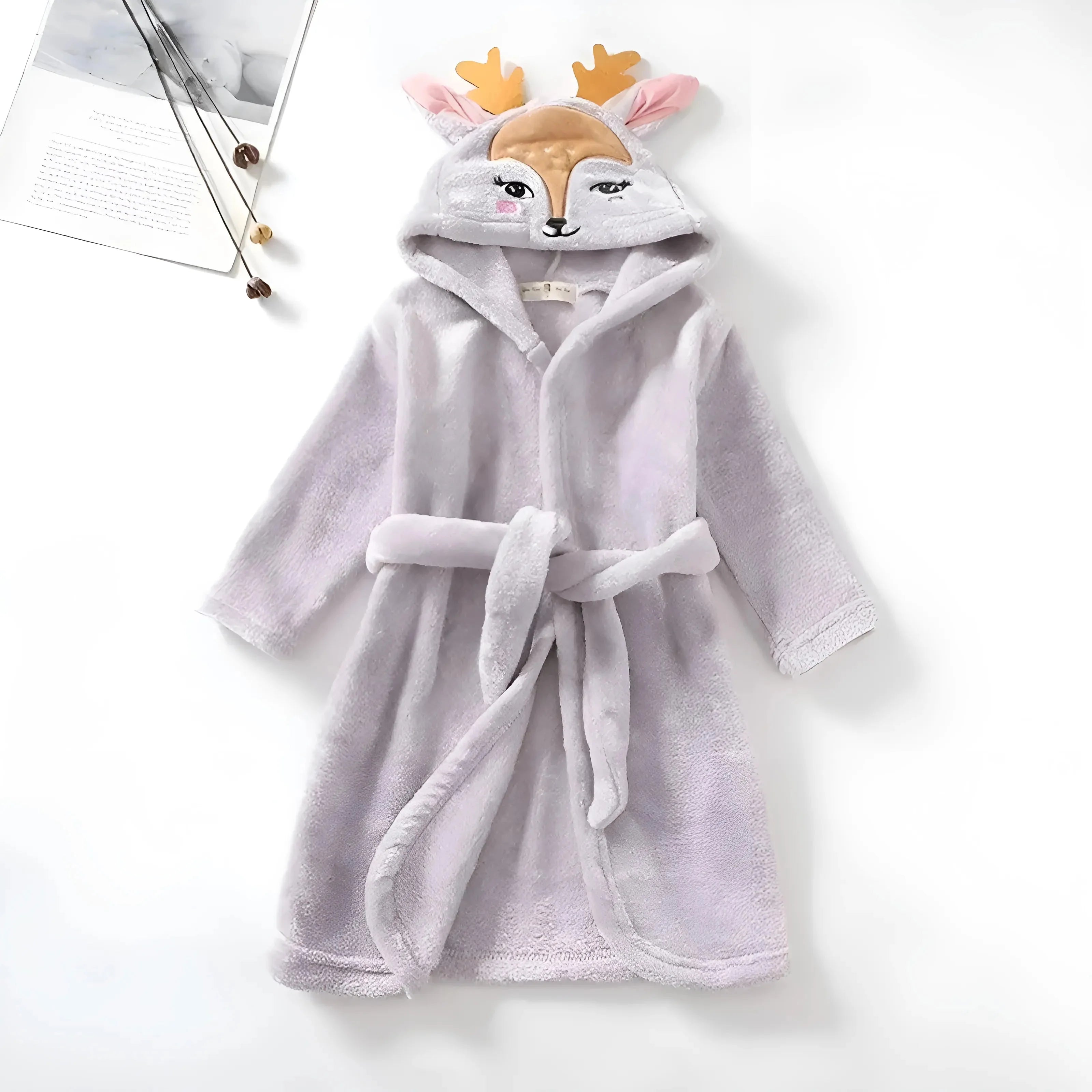 Hoodie voor Kinderen met Schattig Reh-Motief-mezamstore.nl