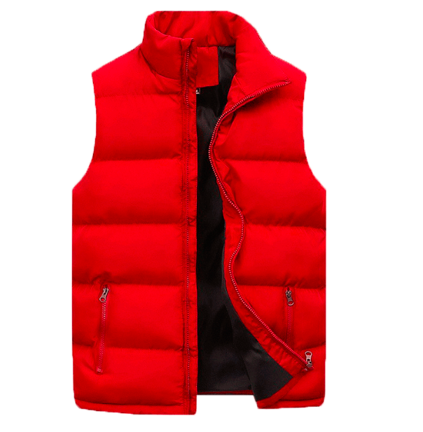 Gewatteerde Bodywarmer met Waterafstotende Stof en Rits