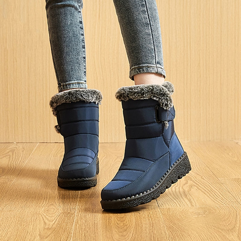 Dames winterboots – Warme korte laarzen met zachte voering