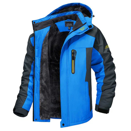 Heren Winterjas met Capuchon – Sportief Ontwerp en Comfortabele Pasvorm