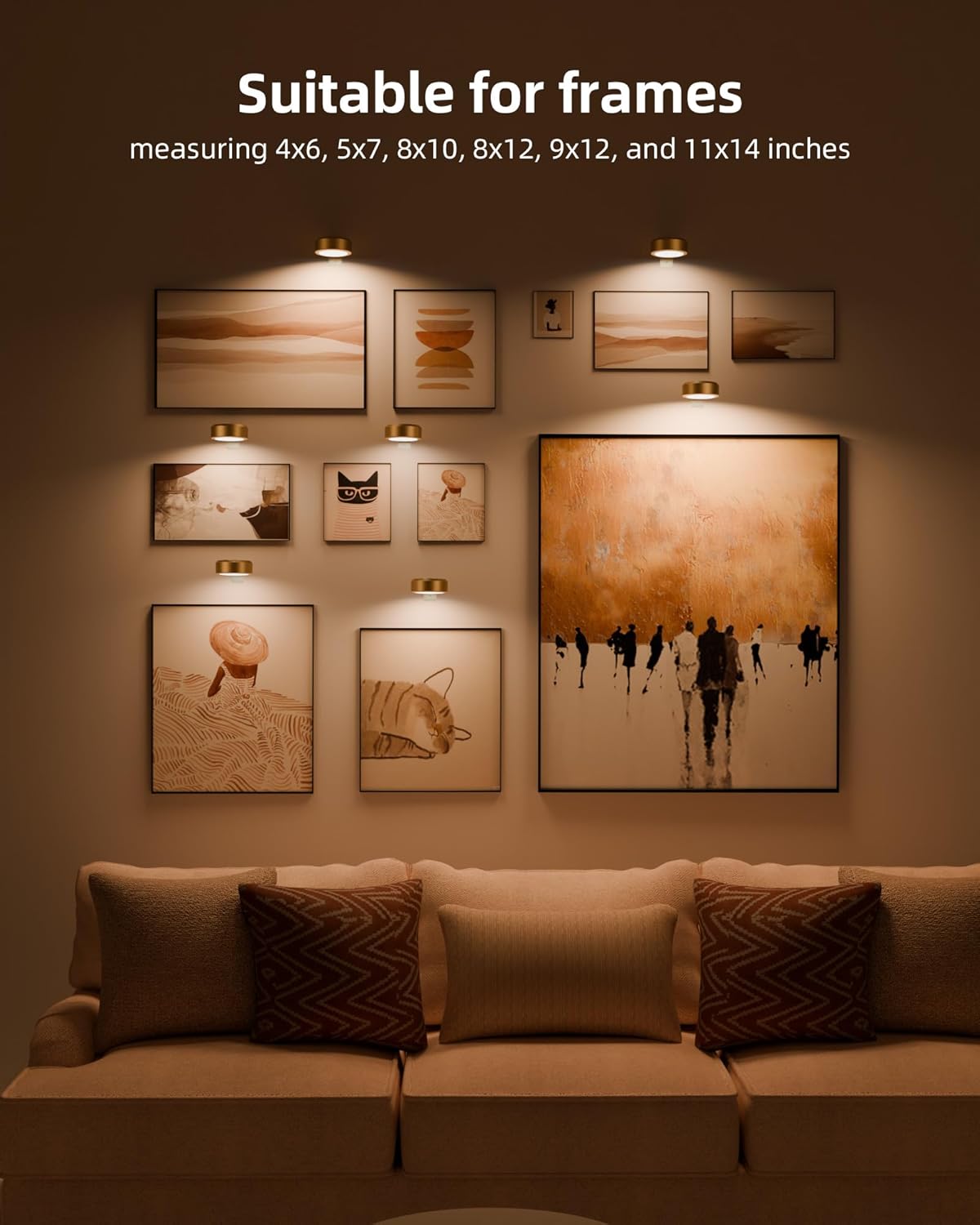 LED Wandlamp met Kleurverlichting voor Wandnissen & Decoratie