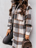 Lange Dames Jas Oversized Geruit – Warme Winterjas in 4 Kleuren