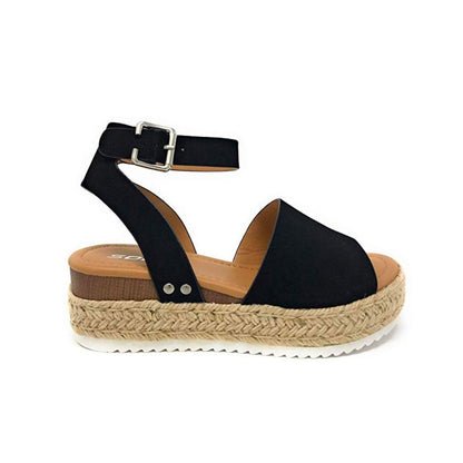 Zomerse Platform Espadrille Sandalen voor Dames