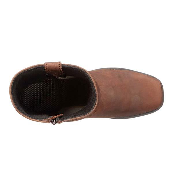 Leren Western Cowboylaarzen met Rits en Comfortzool