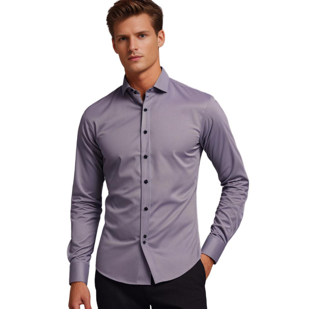 Klassiek Stretch Herenoverhemd - Comfort en Stijl