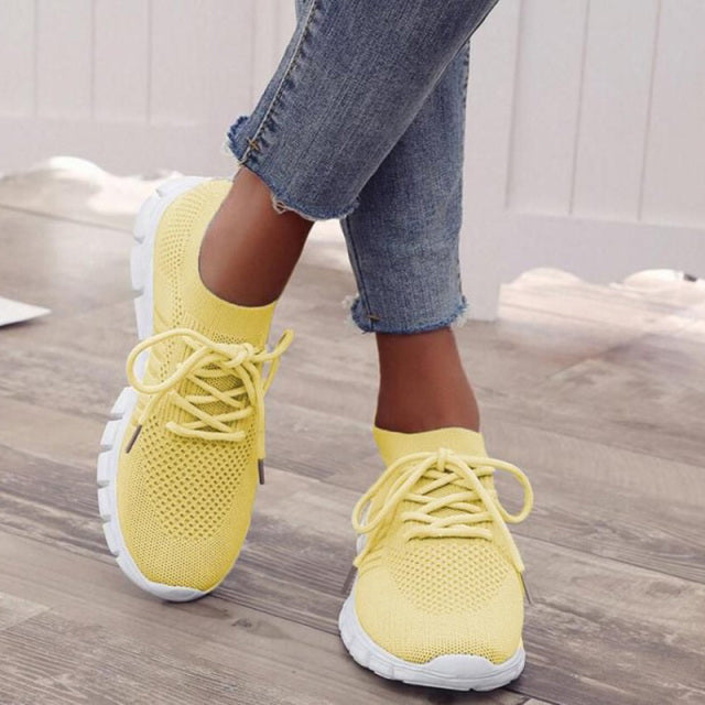 Modieuze Dames Sneakers met Ergonomisch Voetbed en Modern Design