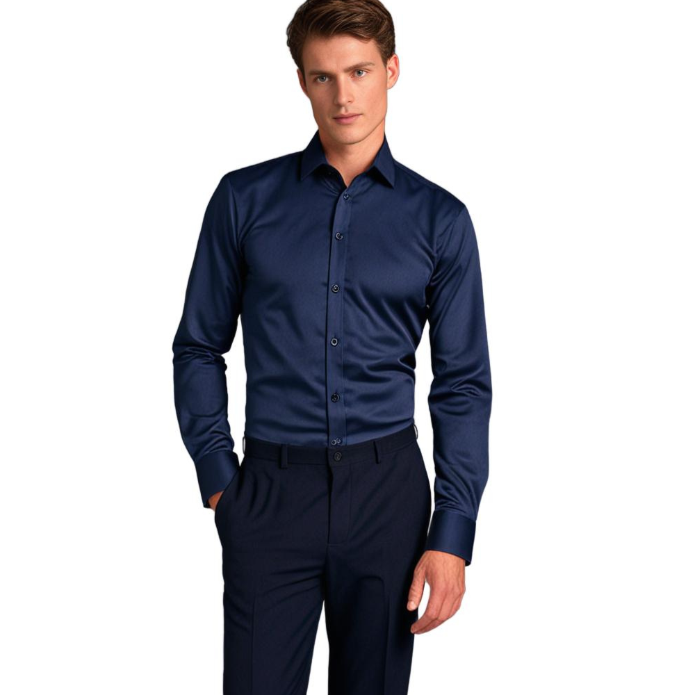 Klassiek Stretch Herenoverhemd - Comfort en Stijl