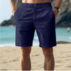Linnen heren shorts voor zomerse dagen en comfort