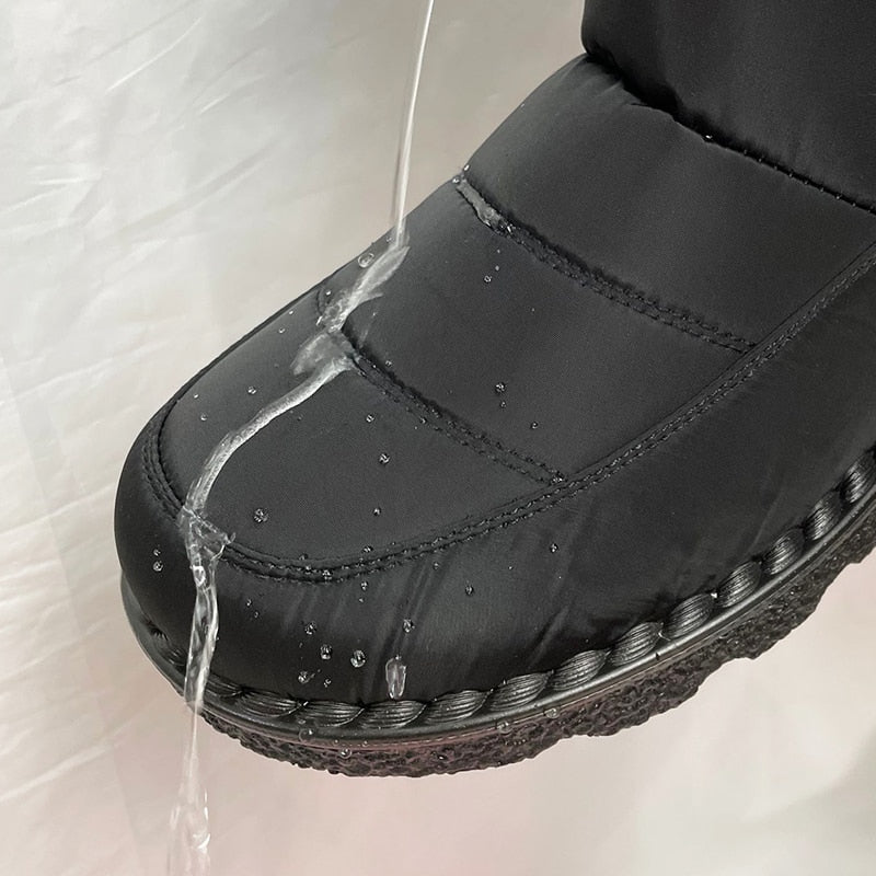 Dames winterboots – Warme korte laarzen met zachte voering