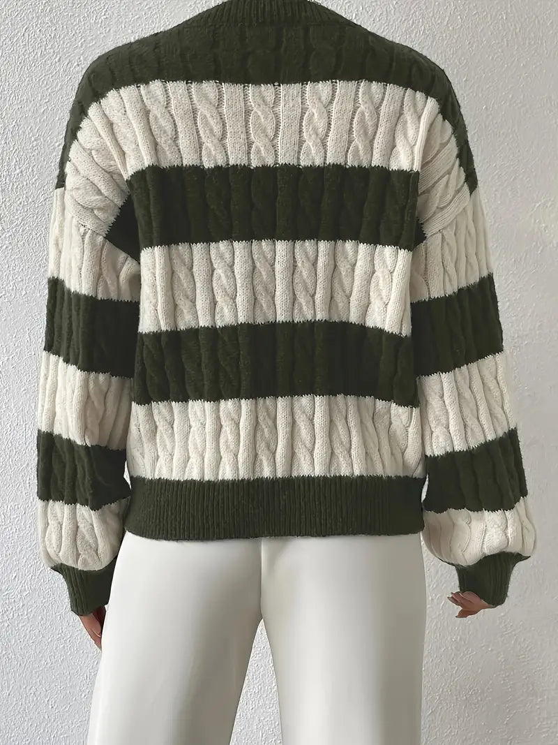 Dames Off-Shoulder Gebreide Trui - Zacht, Elegant, Meerdere Kleuren