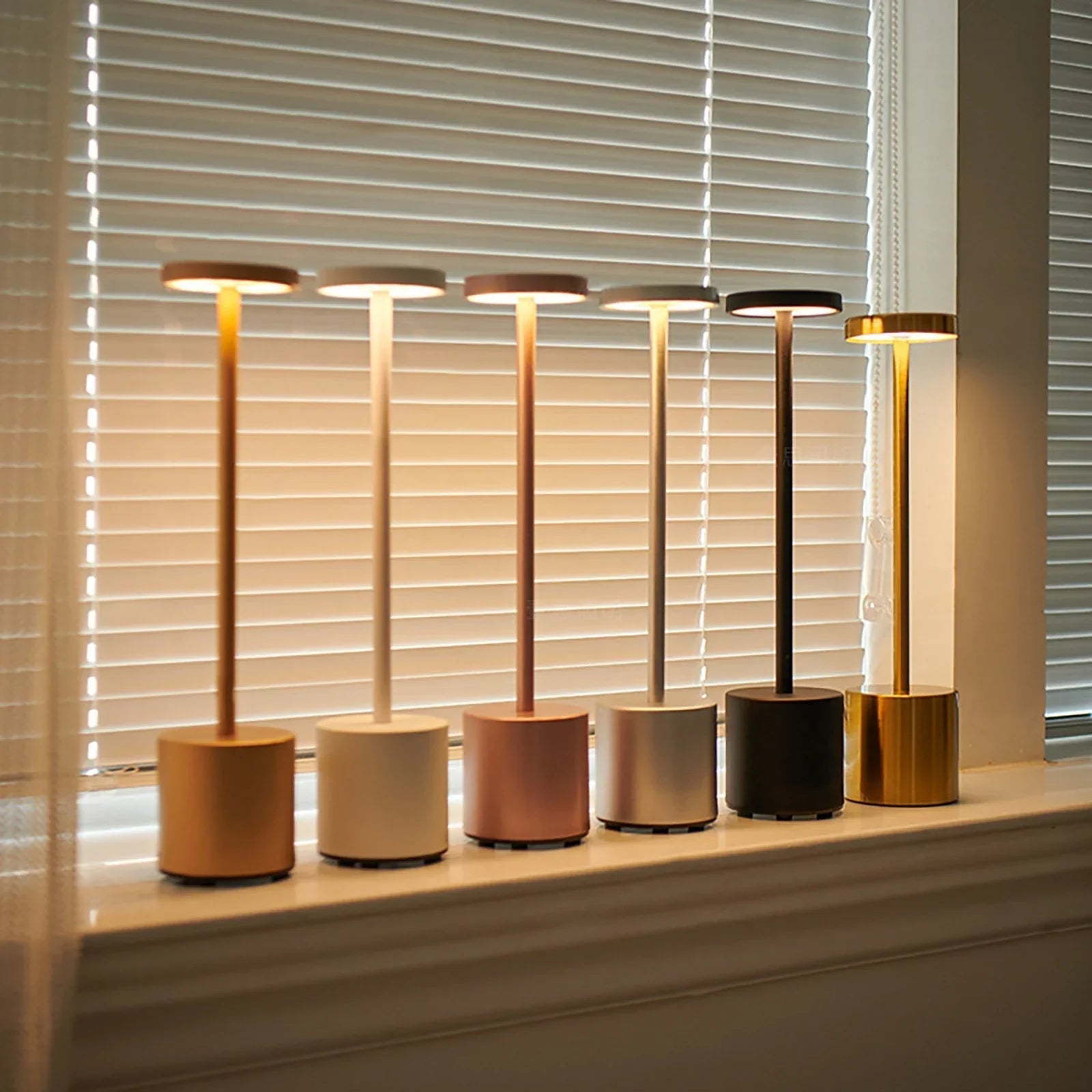 Draadloze Touch Tafellamp met Warm Licht