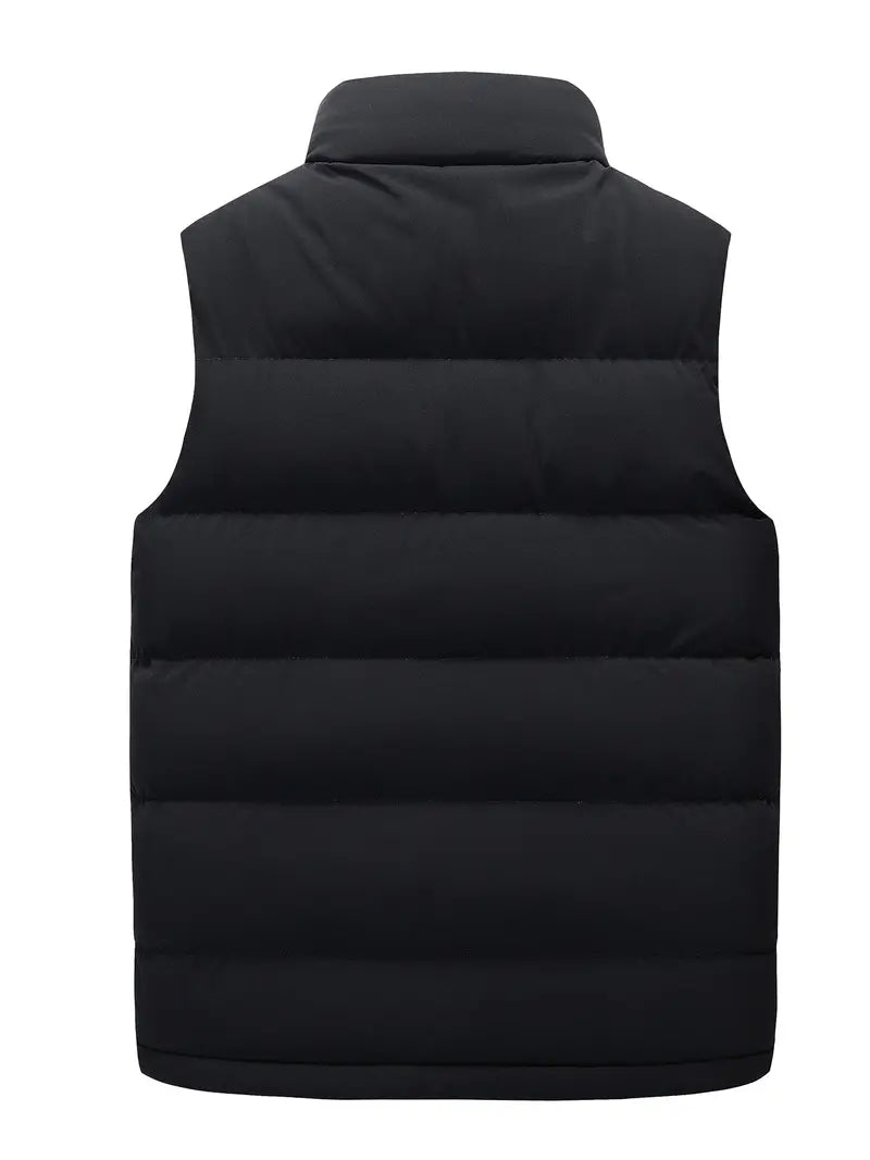 Gewatteerde Bodywarmer met Waterafstotende Stof en Rits