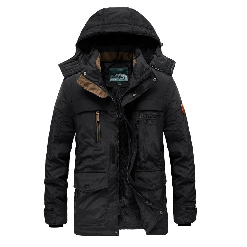 Heren Winterjas met Voering – Warm, Comfortabel en Praktisch met Zakken