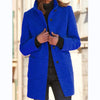 Dames Klassieke Winterjas – Retro Stijl met Knoopsluiting