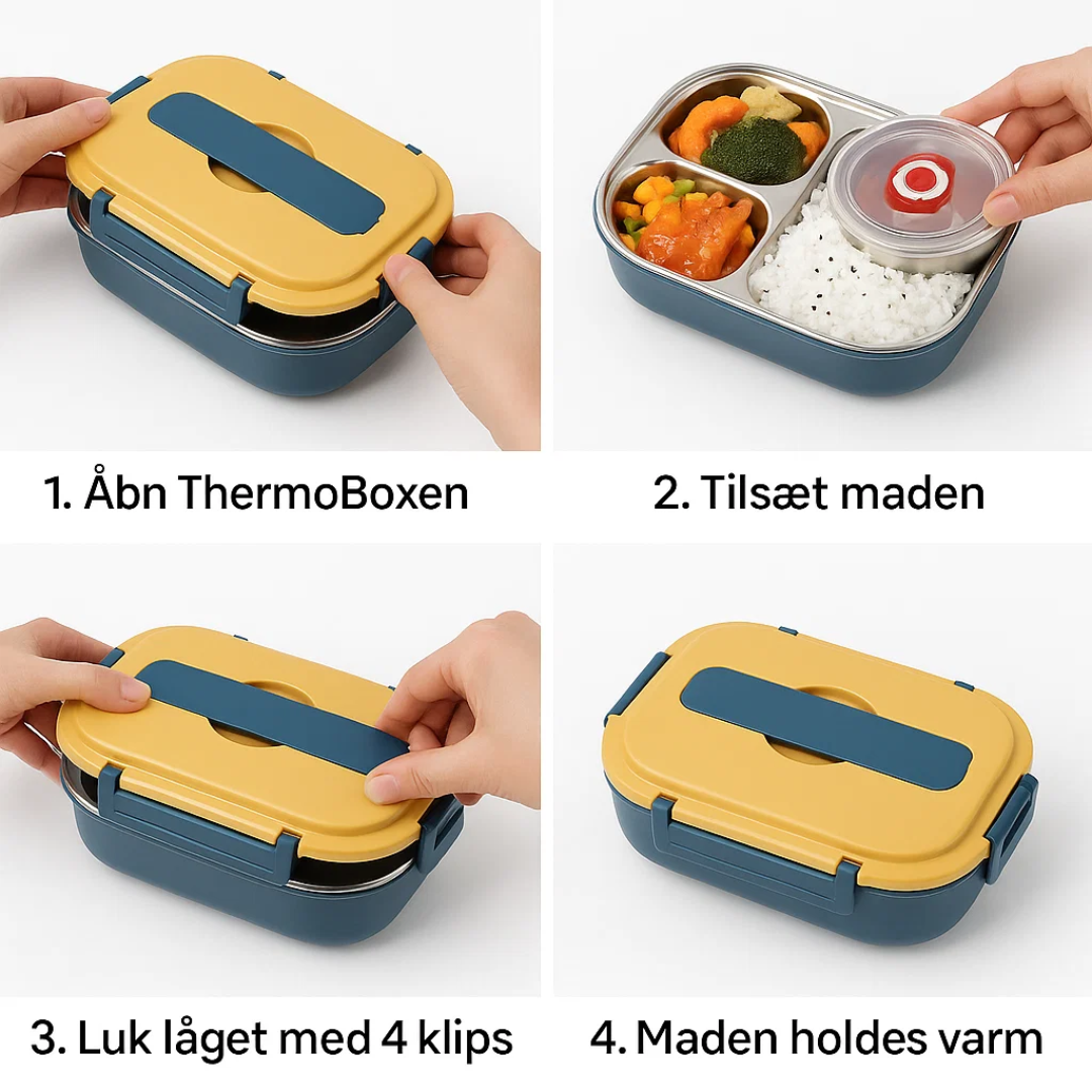 Thermische RVS Lunchbox – Warmhoudend & Lekdicht