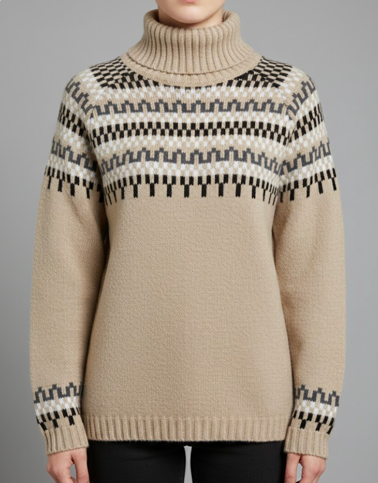 Knusse Dames Coltrui van IJslandse Wol