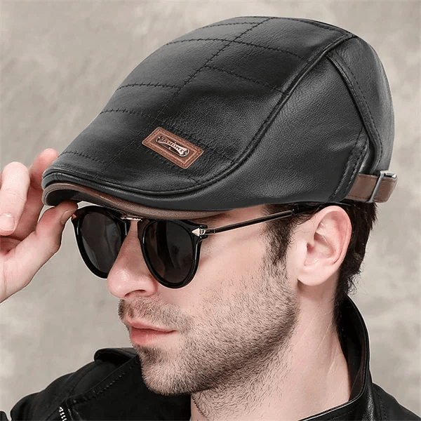 LuxeStyle leren baret – tijdloze mode met veelzijdige elegantie