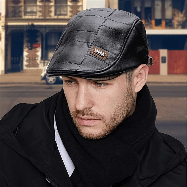 LuxeStyle leren baret – tijdloze mode met veelzijdige elegantie