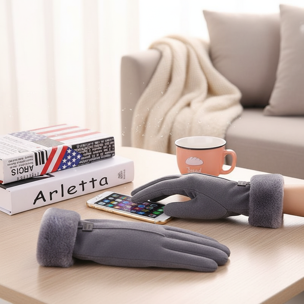 Warme Waterdichte Winterhandschoenen – Touchscreen, Fleece Gevoerd voor Dames