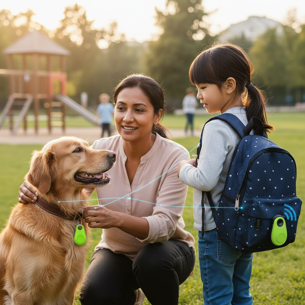 GPS Tracker met Live Tracking voor Kinderen, Huisdieren en Waardevolle Spullen
