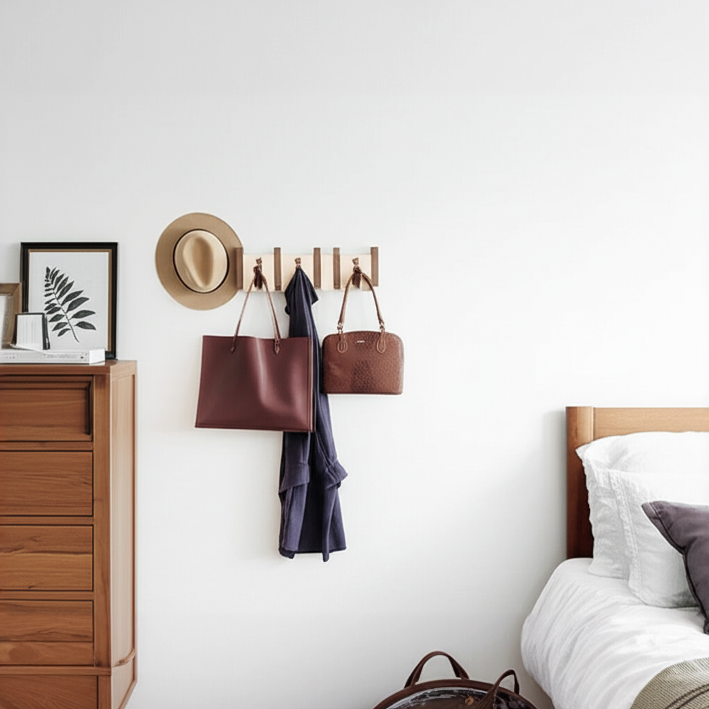 ElegantEntry - Houten Piano Kapstok