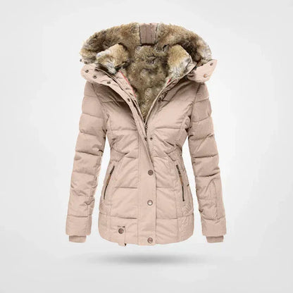 Lara Winterjas voor Dames - Waterdicht, Warm en Stijlvol voor Koude Dagen-mezamstore.nl